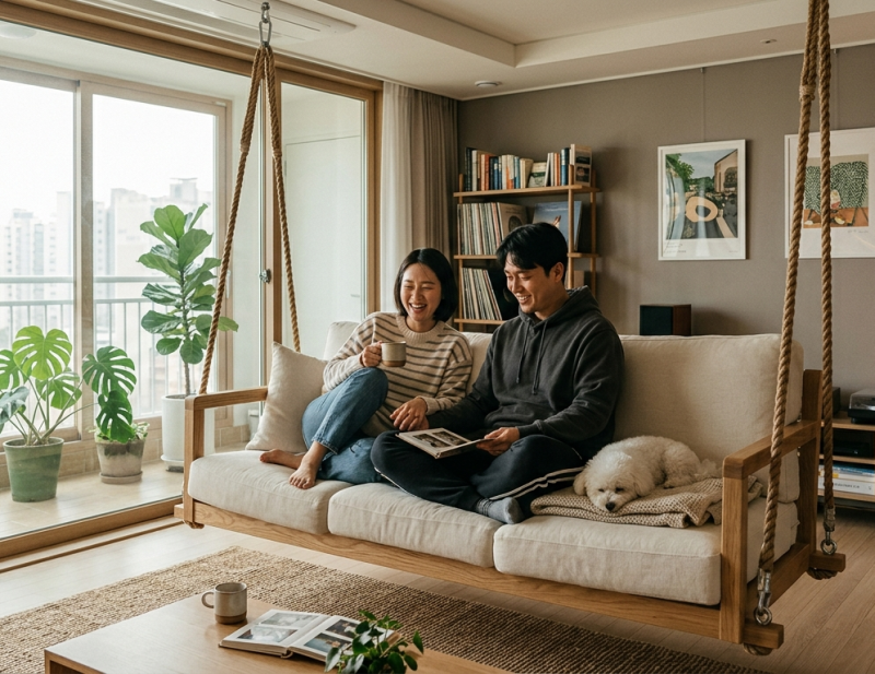 스윙소파 장단점, 일반 소파·리클라이너와 무엇이 다를까?