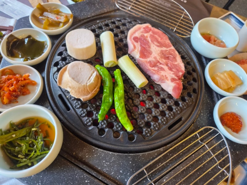 광안리 고기집 삼겹살 돈베기 광안점 룸식당이라 회식장소추천 숙성눈꽃오겹살 주차장정보