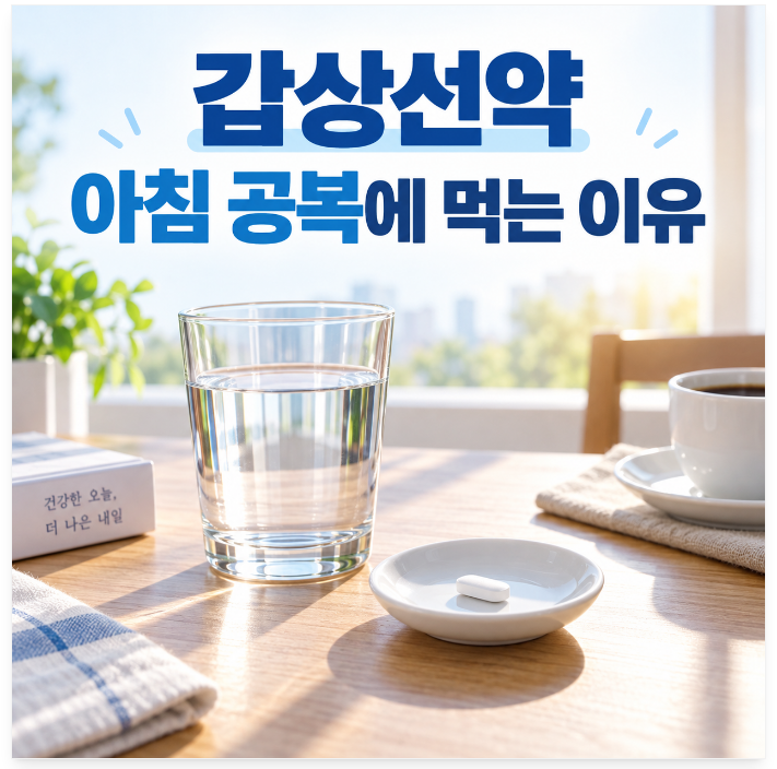 갑상선약을 아침 공복에 먹는 이유, 레보티록신 복용법