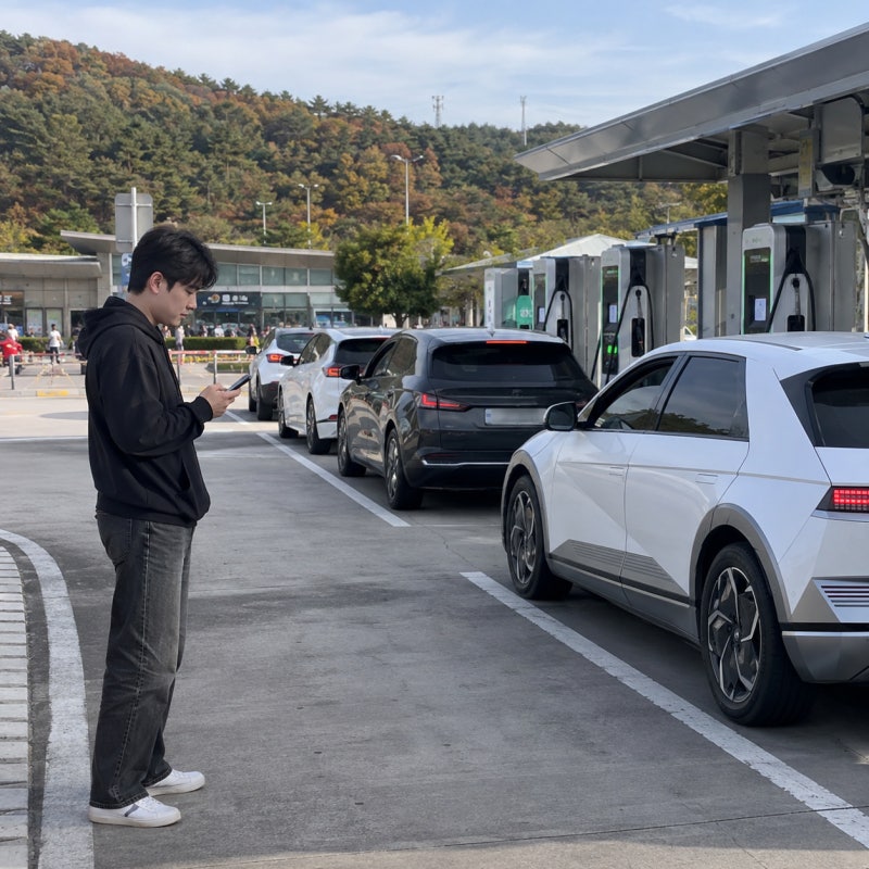 "귀성길 전기차로 간다면 꼭 보세요" 충전소 앞에서 2시간 안 서는 법.