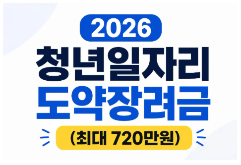 청년일자리도약장려금 신청방법, 조건, 대상, 지급일, 26년 변경점