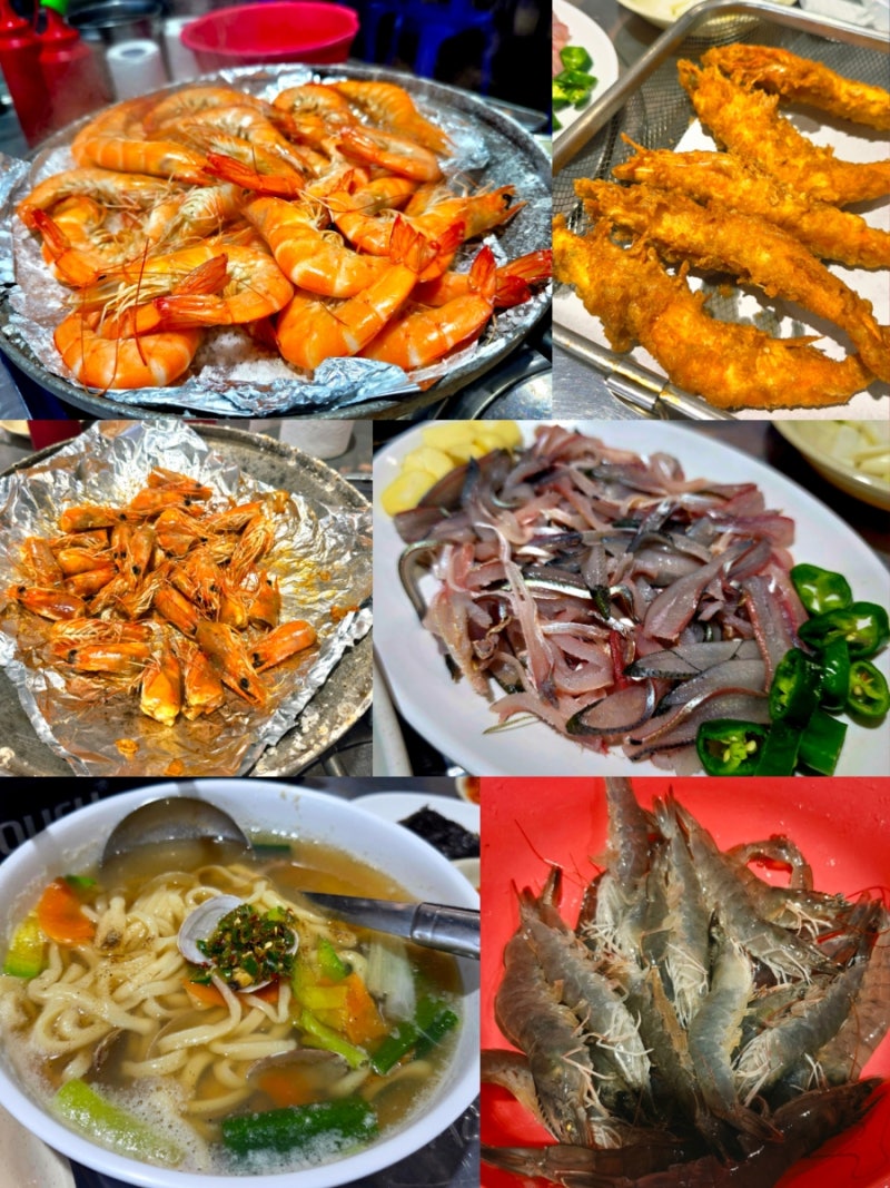 가을맞이 신선한 대하구이 전어 맛집 김포 대명항