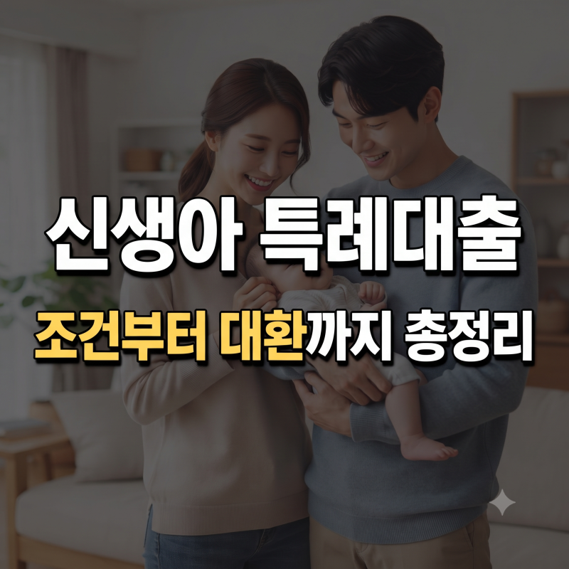 신생아 특례대출 조건 및 금리 완벽 가이드(+한도, 갈아타기)