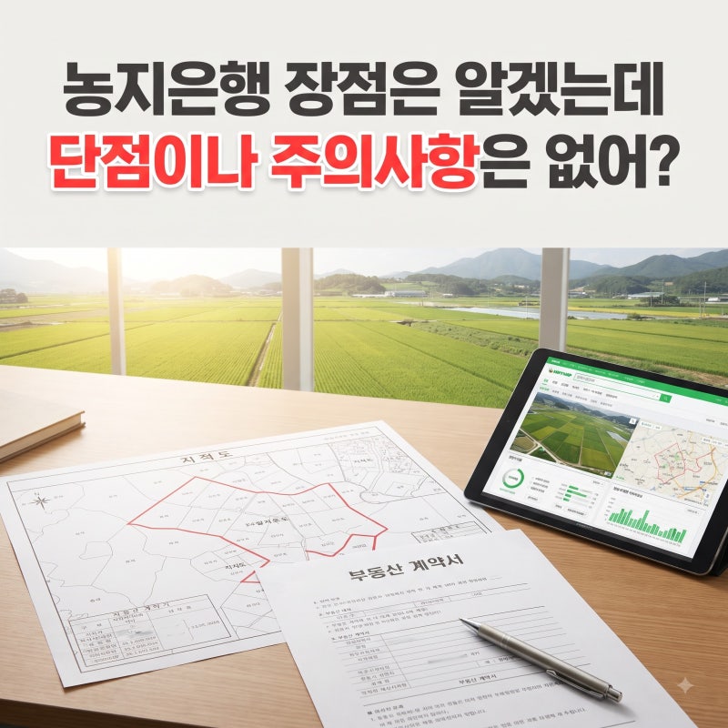 농지연금 단점, 신청자격 및 주의사항 (3)