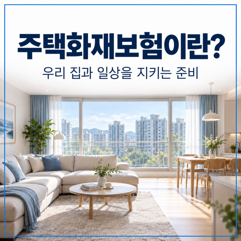 주택화재보험, 아파트도 전세·월세도 확인해야 하는 이유