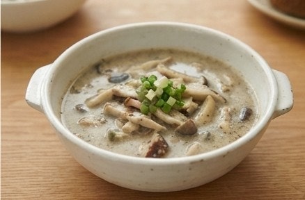 버섯들깨탕 끓이는 법 고소하고 구수한 가을 버섯국 레시피