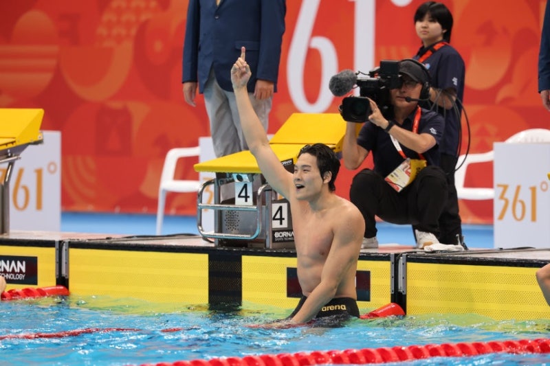 수영 김영범 선수 프로필 나이 키 인스타 주종목 군대 면제 아시안게임 남자 자유형 50ｍ 금....