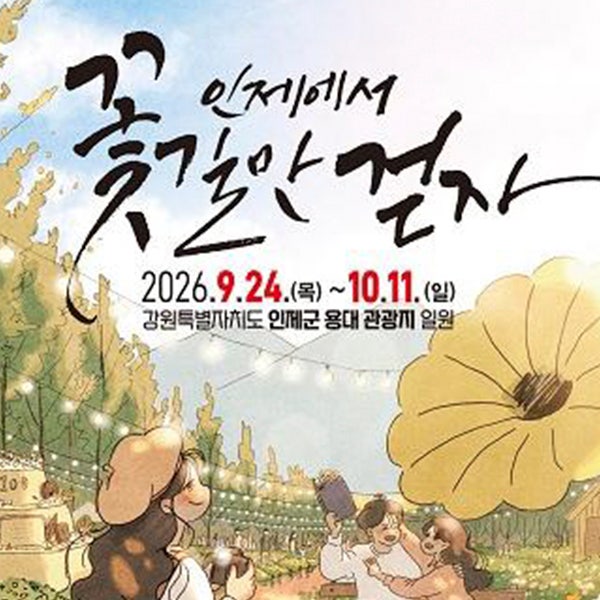 30만 명이 다녀간 가을꽃 축제, 2026 인제가을꽃축제 일정 가이드