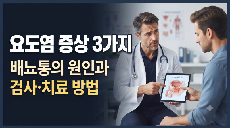 요도염 증상 3가지, 배뇨통의 원인과 검사·치료 방법