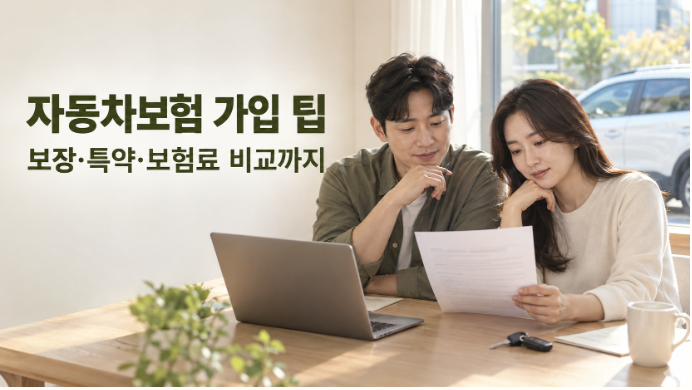 자동차보험 가입 팁, 자동차상해·자기신체사고부터 특약·비교 사이트까지