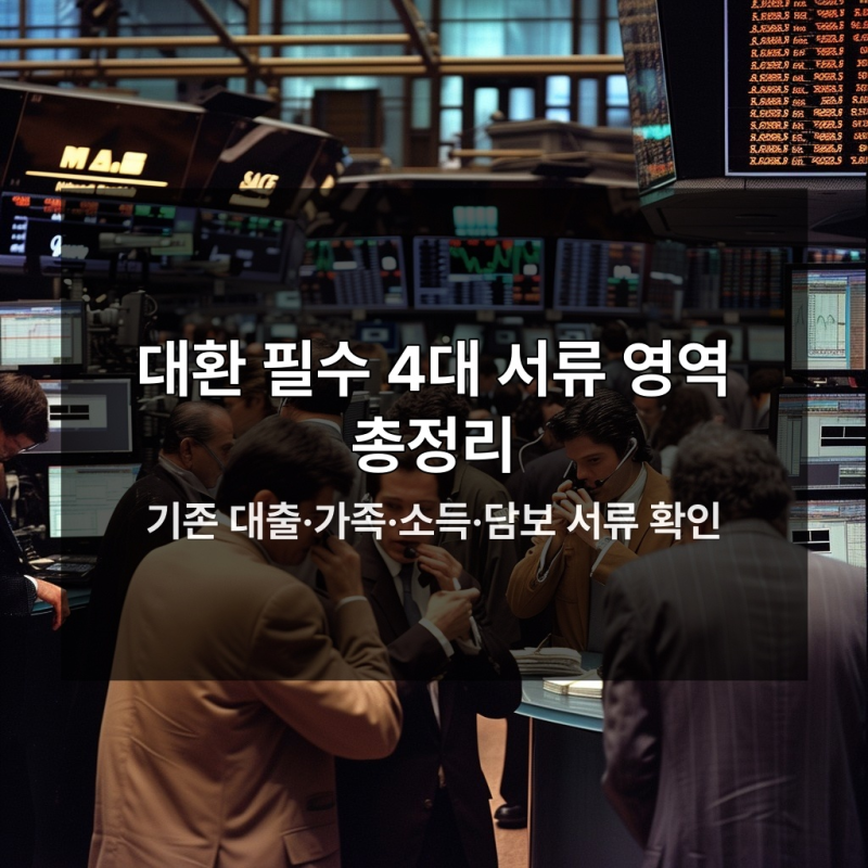 신생아 특례대출 대환 서류 제대로 준비하는 법