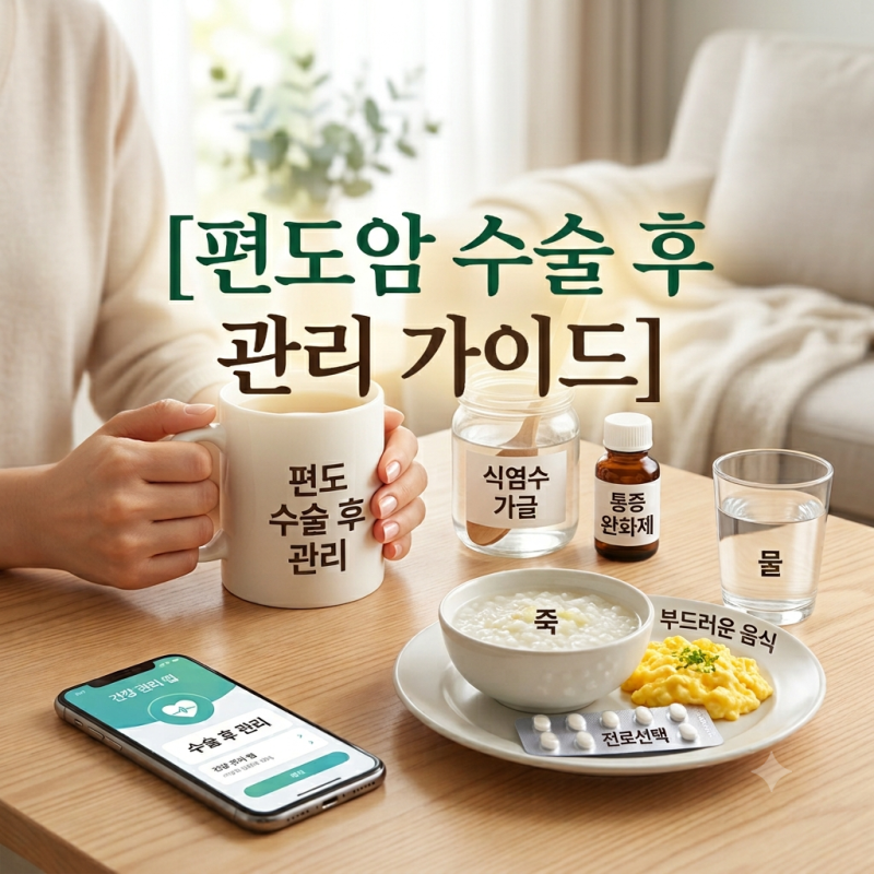 편도암 수술 후 관리, 보호자가 꼭 알아야 할 것들 총정리!