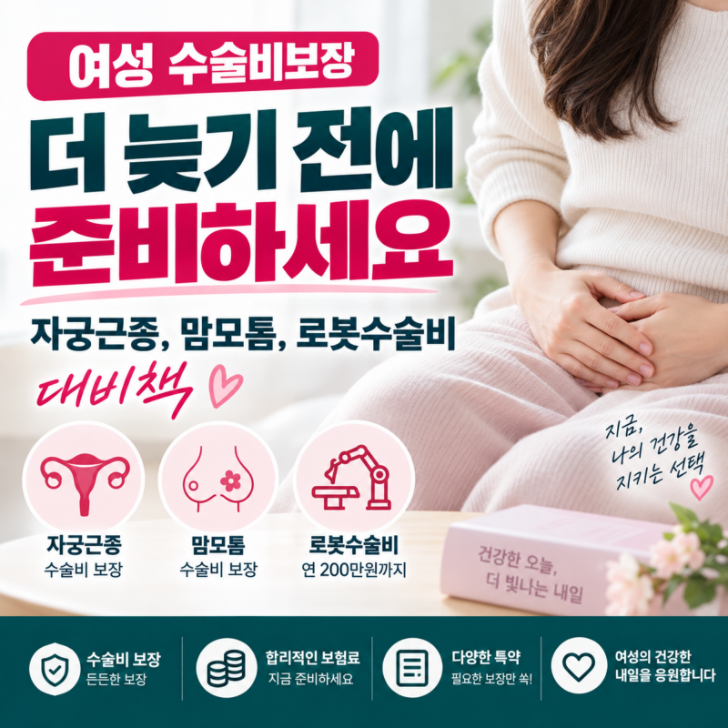 자궁근종수술 고민이라면? 보험금 200% 더 챙기는 현실적인 방법