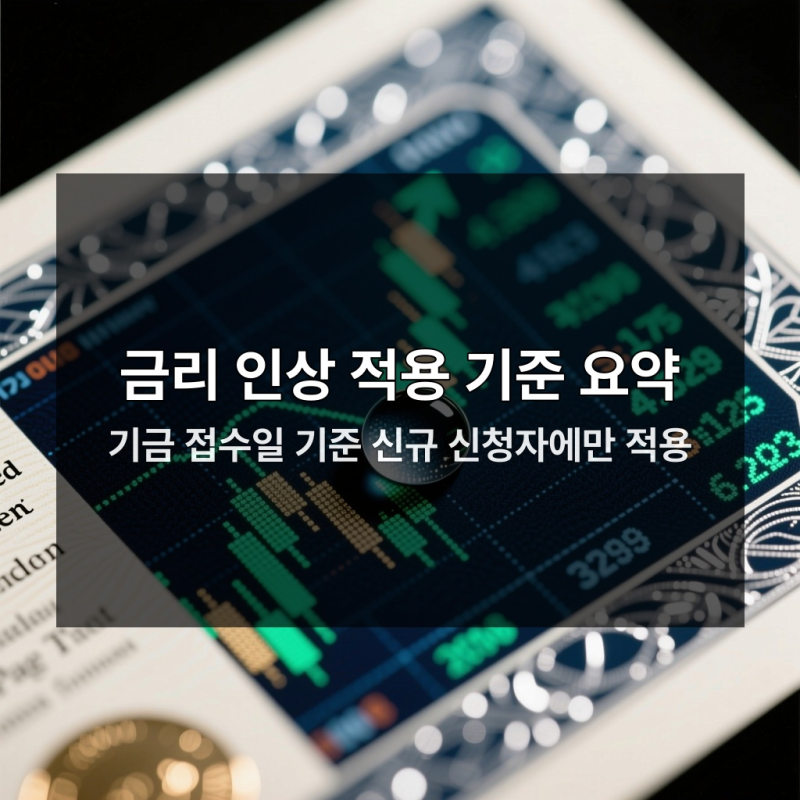 신생아 특례대출 금리 인상 적용 기준과 기존 대출 차이