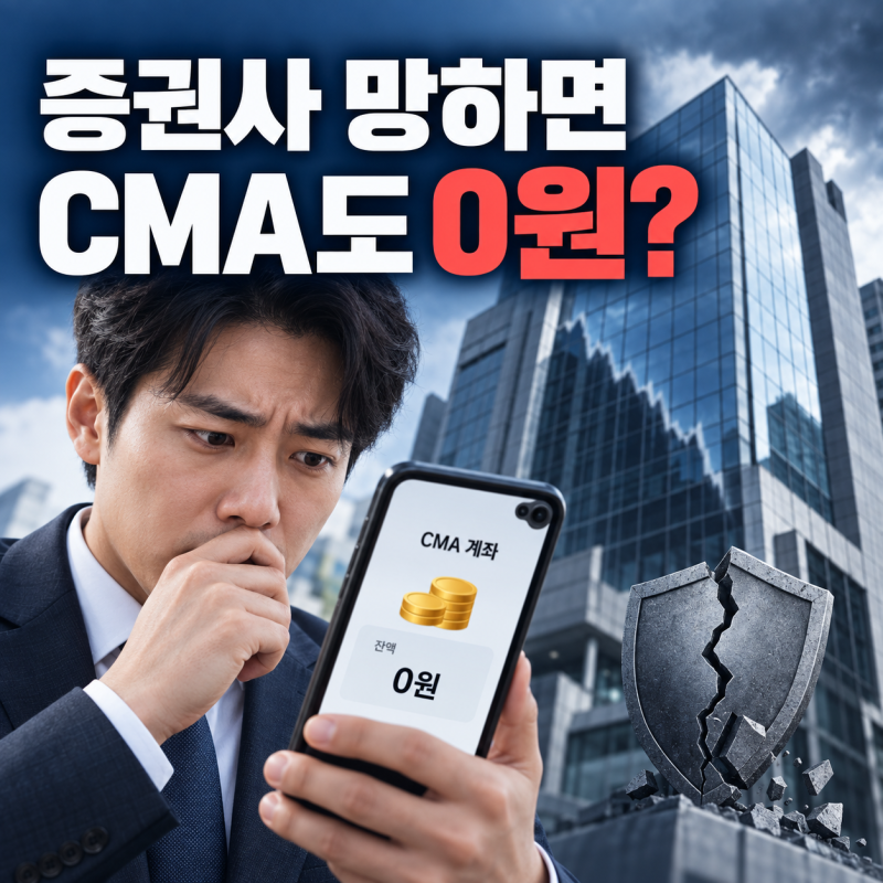 “예금처럼 안전하다며?” 증권사 망하면 내 CMA 통장 돈은 어떻게 될까