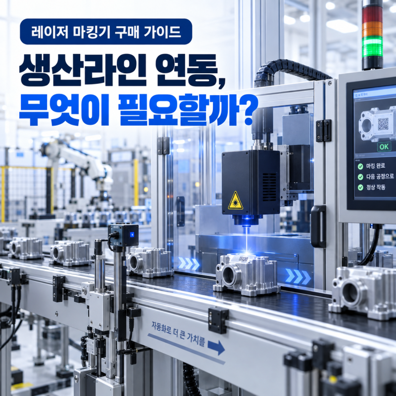 8편｜레이저 마킹기를 생산라인에 연결하려면 무엇이 필요할까?