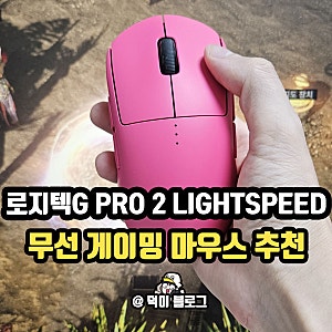 무선 게이밍 마우스 로지텍G PRO 2 LIGHTSPEED 게이머 사로잡는 이유