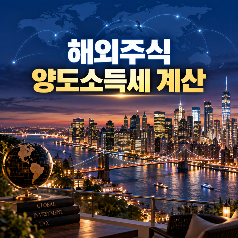 해외주식 양도소득세 계산방법｜250만원 공제와 2027년 신고기간