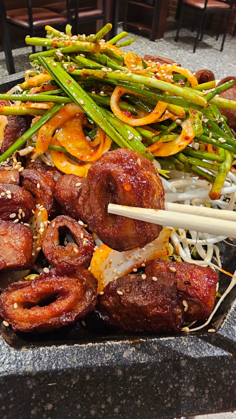 [순천조례동맛집] 다 구워져서 편한 '오두막창', 아이와 가기 좋은 순천막창 고기집!