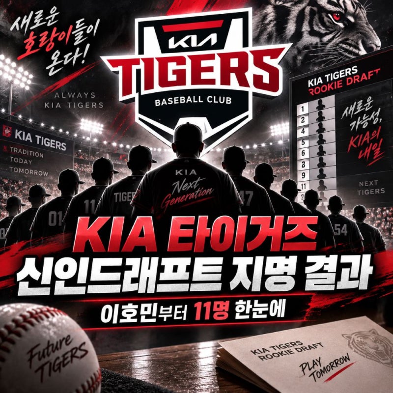KIA 신인드래프트 지명 결과, 이호민부터 11라운드까지 11명 전력 분석