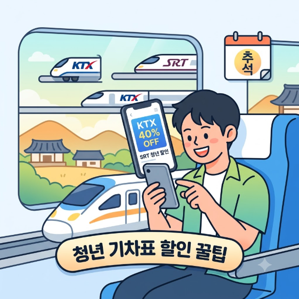[KTX 할인] 힘내라 청춘 & SRT 청소년/청년 할인받고 기차표 40% 싸게 타는 법 총정리 (N카드 꿀팁....