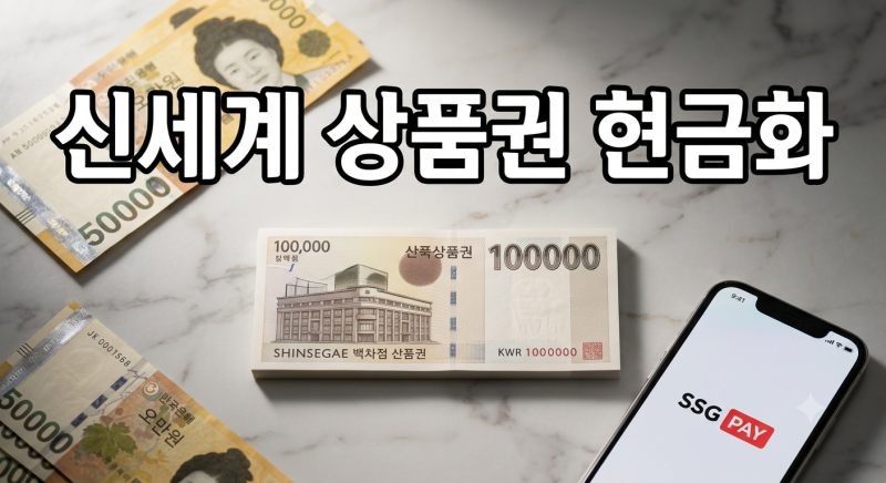 신세계 상품권 수수료 없이 현금화 하는 방법 완벽 정리, 100% 환급받는 비밀