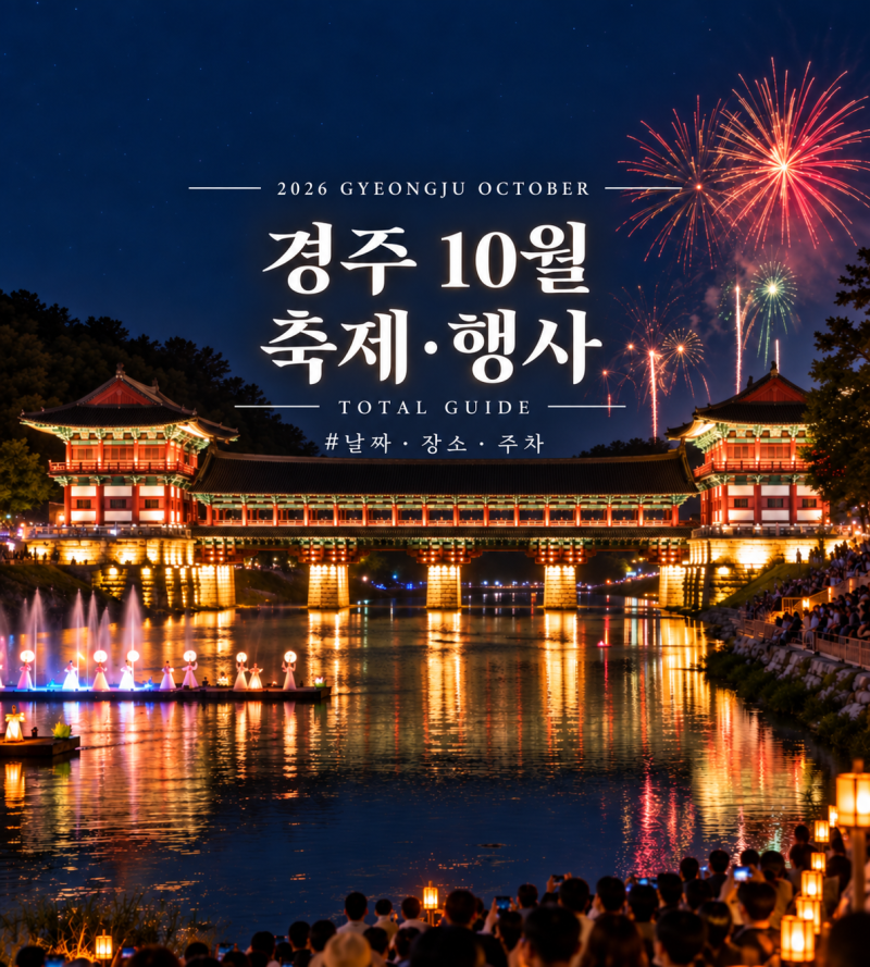 2026 경주 10월 축제 행사 총정리｜날짜·장소·주차·가볼만한곳 일정