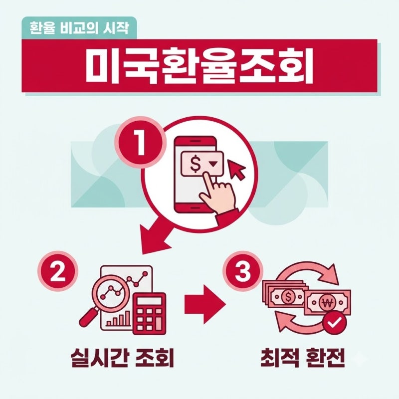 미국환율조회 주거래 은행과 핀테크 비교로 우대받는 방법