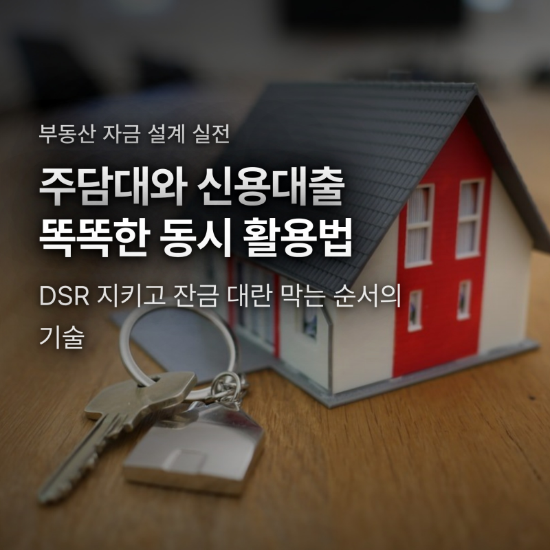 주담대와 신용대출 함께 받는 법, 순서 잘못 잡으면 잔금 당일 취소될까?