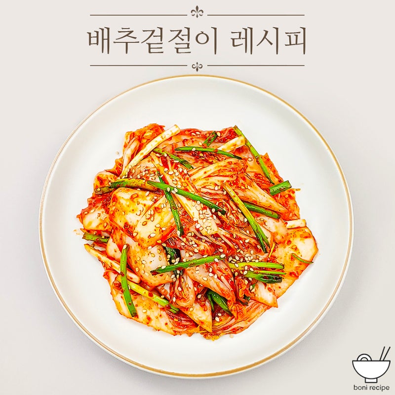 알배추 겉절이 알배기 배추겉절이 레시피