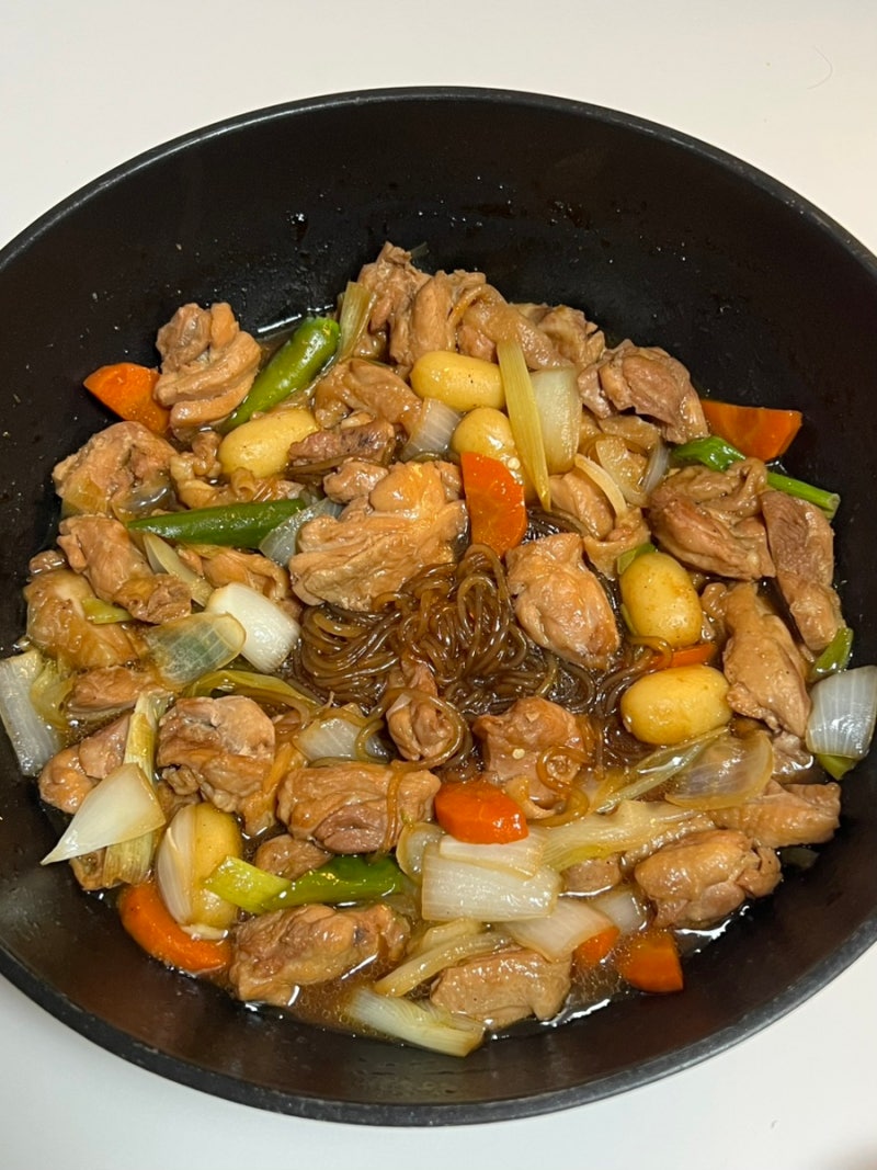 닭다리살로 만든 순살찜닭 레시피 안동찜닭 만들기