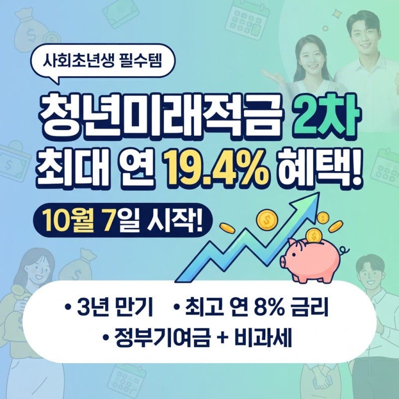 청년미래적금 우대형 2,255만 원, 계산해보니 이랬습니다