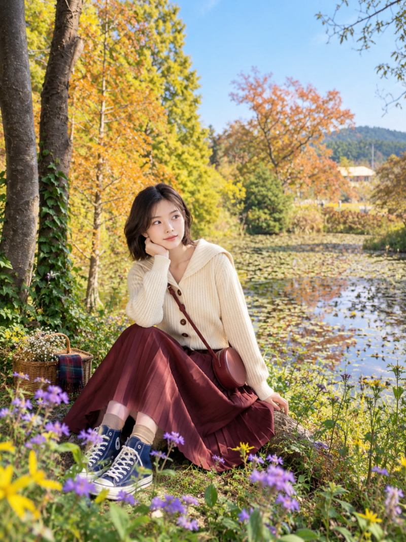 때론 명화 속을 거니는 듯한 특별한 산책을 하고 싶다면 여기예요? / 태안 청산수목원 / 가을....