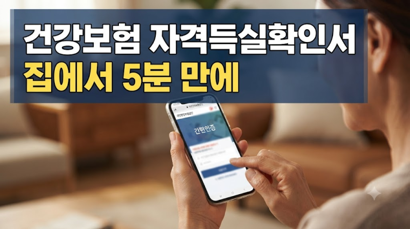 건강보험 자격득실확인서 발급 방법 총정리 (PC 및 모바일 완벽 가이드)