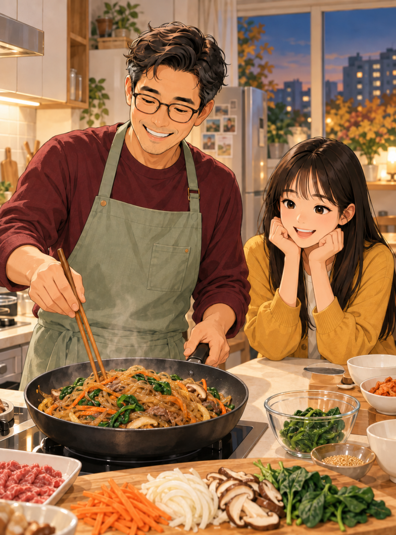 잡채 만드는 법｜당면이 불지 않고 탱글탱글한 잡채 황금레시피, 초보자도 쉽게 만드는 집밥....