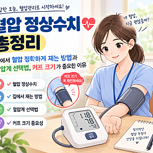 혈압 정상수치 총정리｜집에서 혈압 정확하게 재는 방법과 가정용 혈압계 고르는 법, 커프 ....