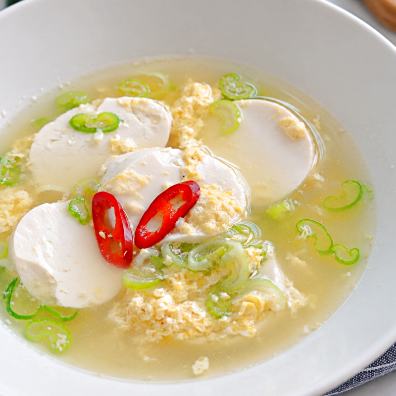 순두부요리 순두부계란국 끓이는법 맑고 부드러운 아침국 레시피피