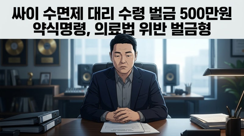가수 싸이 수면제 대리수령 혐의 벌금 500만원 약식명령 | 불찰 인정 속 향후 공연 일정 주목