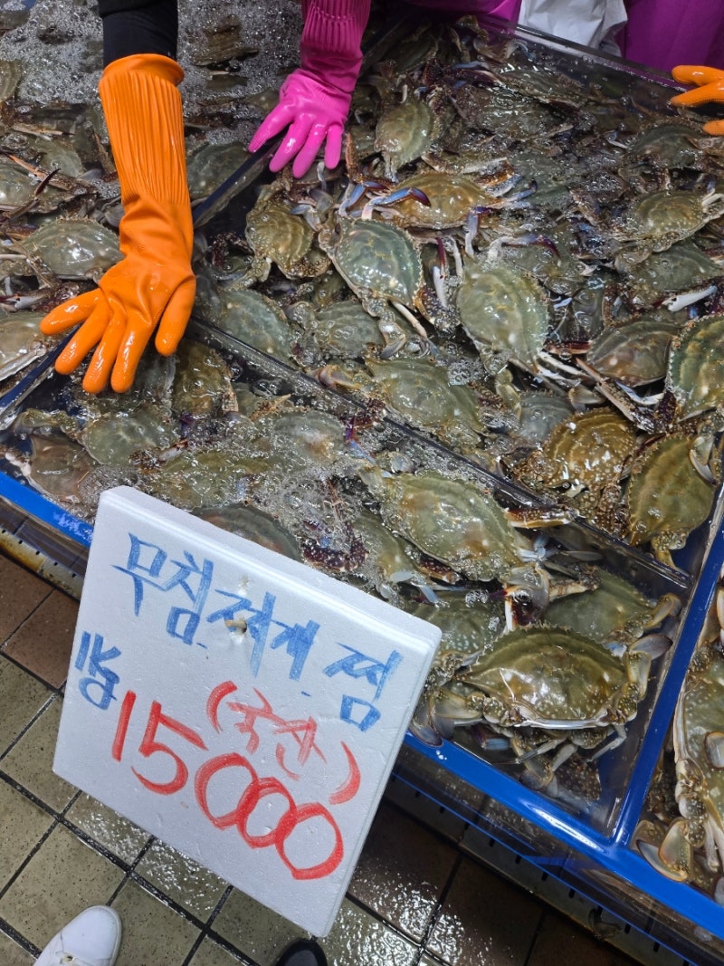인천종합어시장 꽃게 3kg 구매 후기｜온누리상품권 4만원 환급받았어요