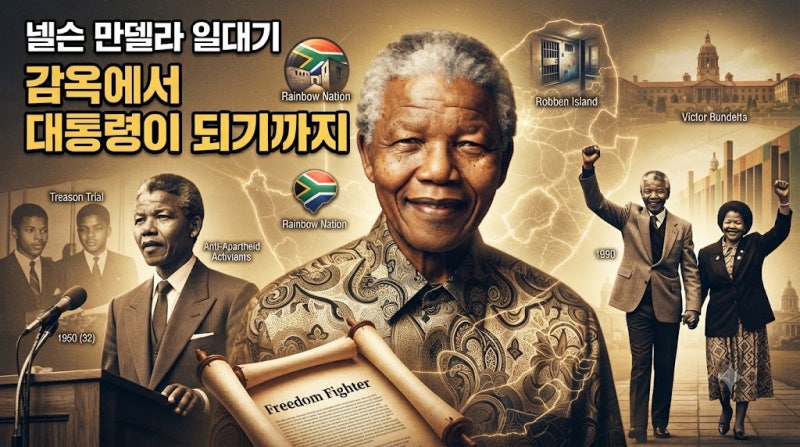 넬슨 만델라 일대기, 감옥에서 대통령이 되기까지