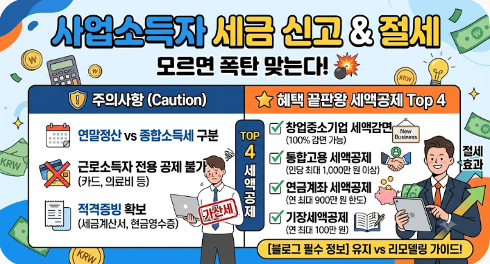 "이것도 공제돼요?" 사업자 세액공제 혜택 무조건 챙겨야 하는 이유
