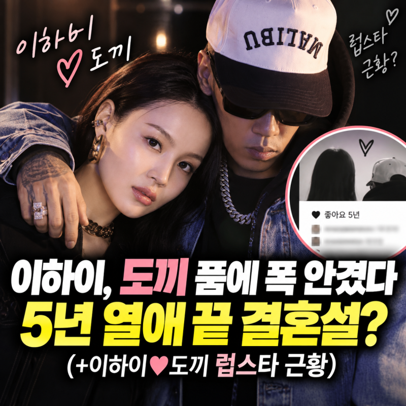 이하이, 도끼 품에 폭 안겼다…5년 열애 끝 결혼설까지 나온 이(+이하이♥도끼 럽스타 근황)