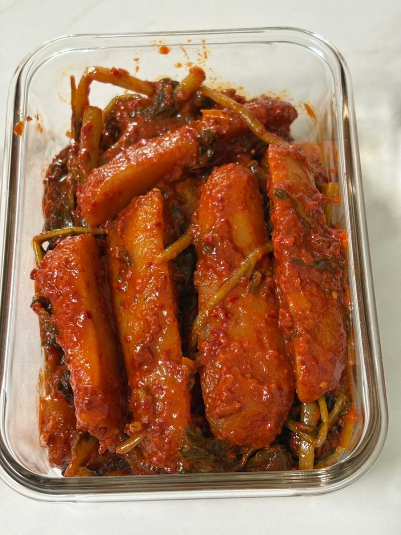 청우진짜김치 볶음 총각김치 5kg 구입 후기 매콤한 밥반찬 추천