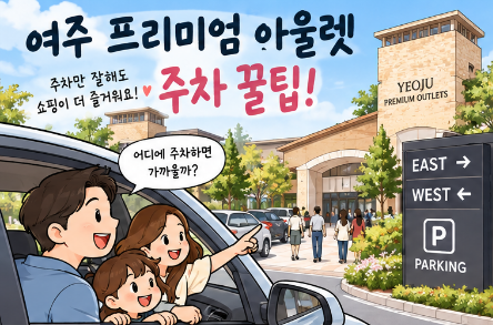 여주 프리미엄 아울렛 주차 어디에 할까? 주차장별 위치 완벽 정리