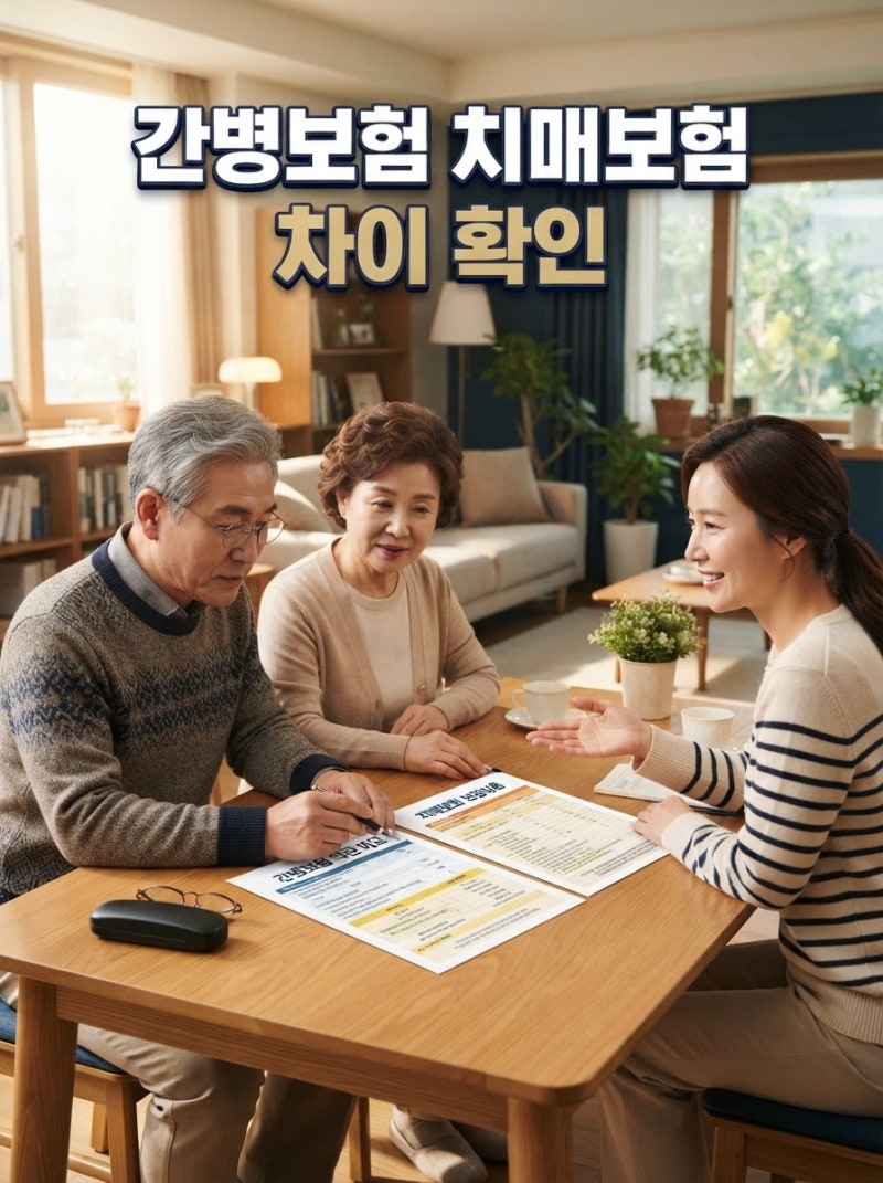 간병보험 치매보험 차이, 60대 부모님 우선순위 판단 기준