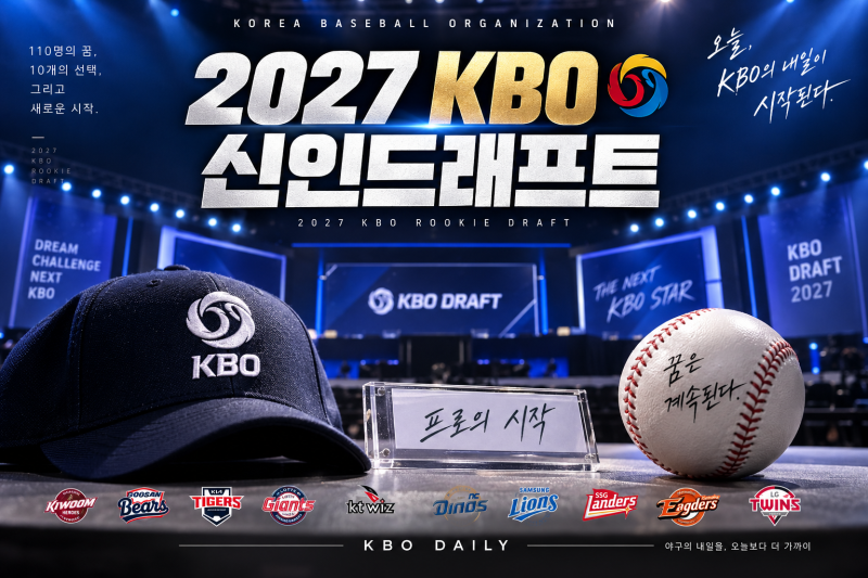 ⚾ 2027 KBO 신인드래프트 결과 총정리｜1라운드 지명부터 구단별 전체 명단