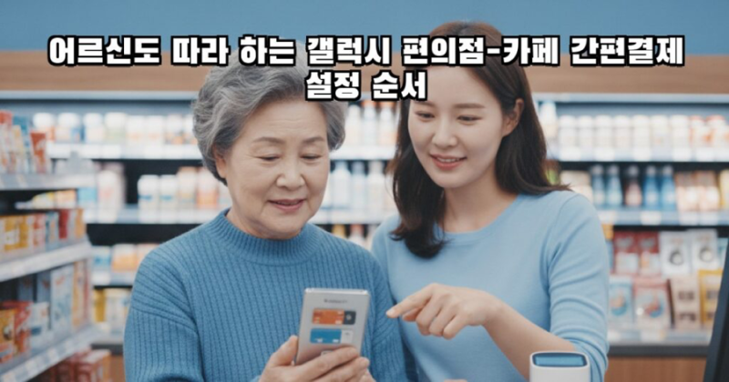 3단계만 따라하면 되는 갤럭시 케이패스 편의점 결제 설정법