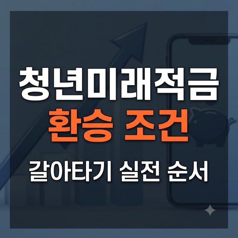 청년미래적금 vs 청년도약계좌 완벽 비교: 만기 3년 환승 조건 및 특별중도해지 순서