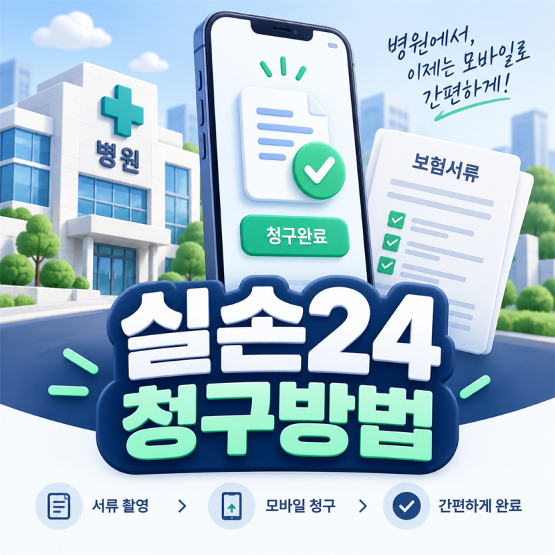 실손24 보험금 청구방법｜참여 병원 찾기·자녀청구 순서