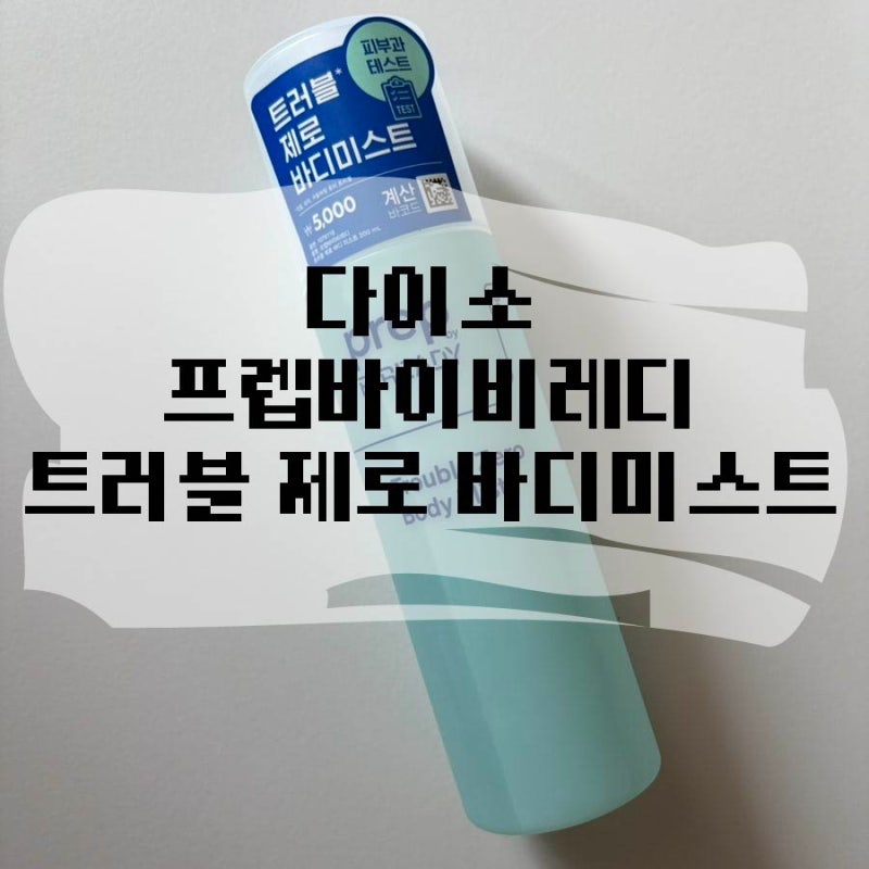 다이소 등드름미스트 남자 바디미스트 프렙바이비레디 가드름 추천